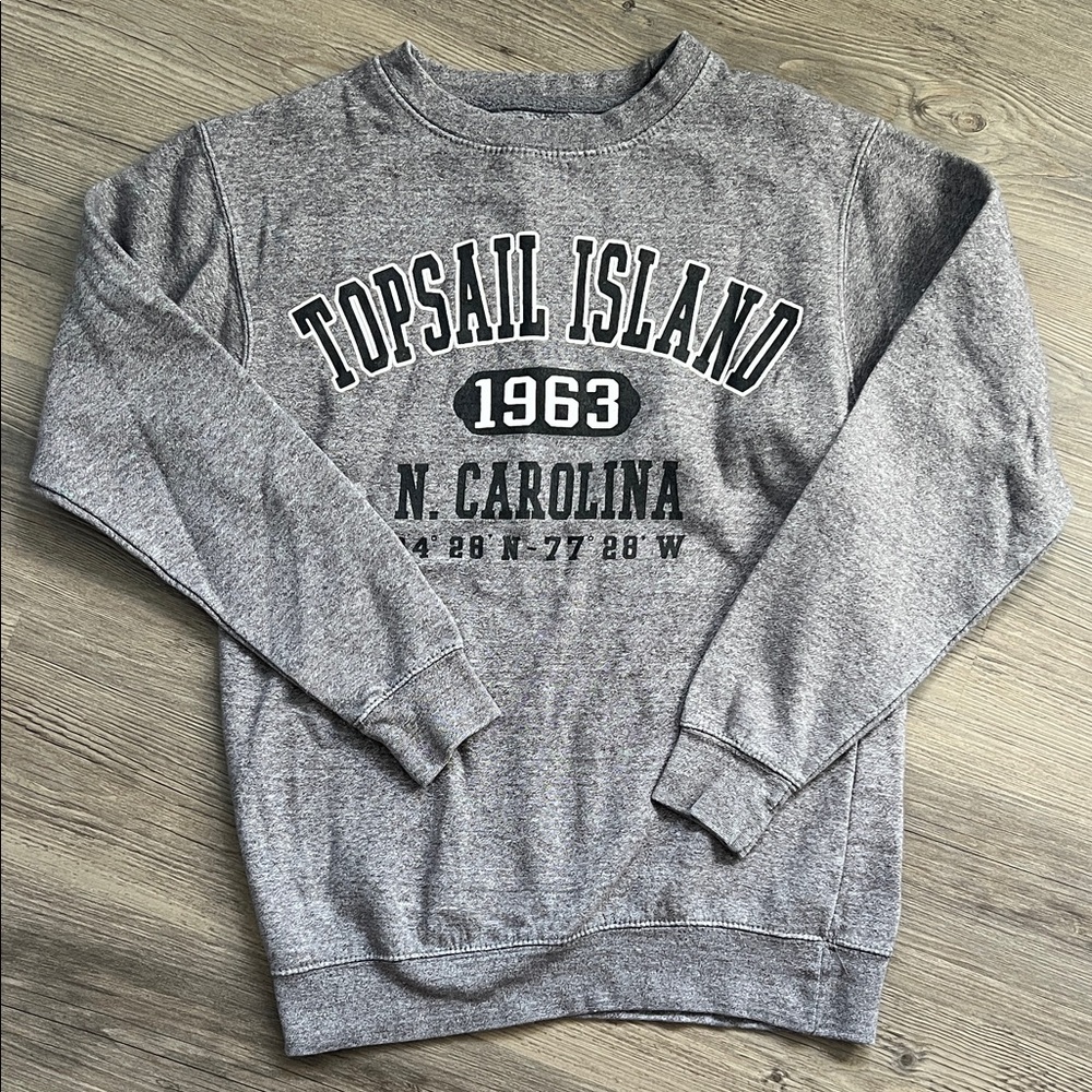 Gray Women's Crew Neck Sweater